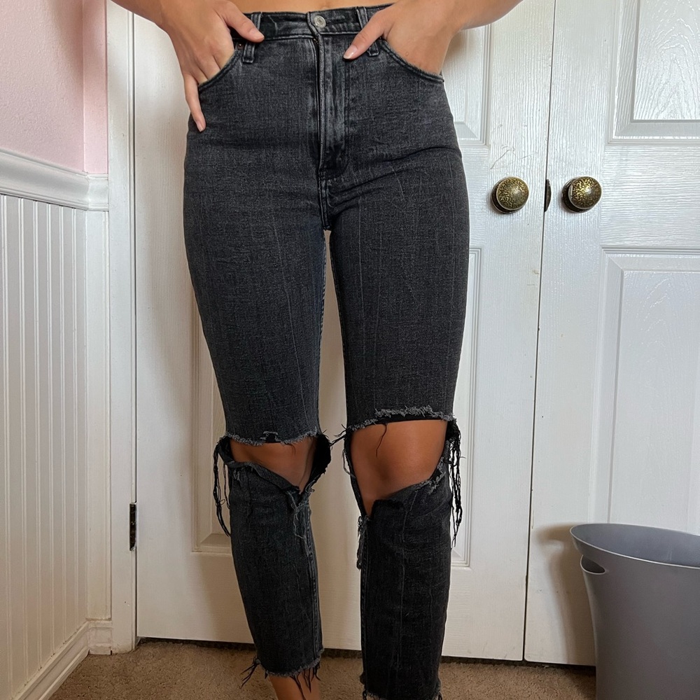 ABERCROMBIE & FITCH - Ultra High Rise Mom Jeans